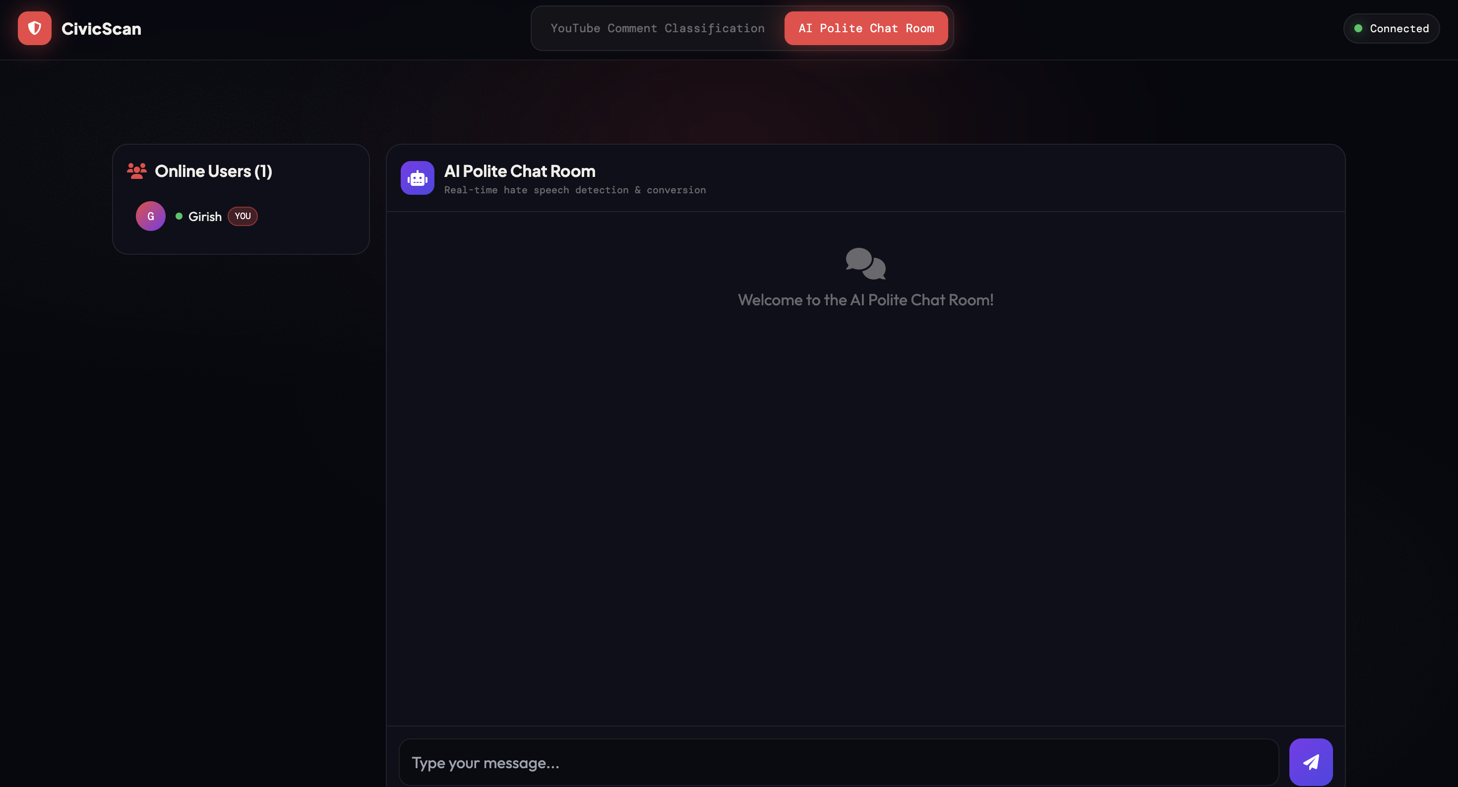 Chatroom Home